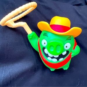 The Angry Birds Movie 2016 Mcdonalds #10 Lasso Pig 3.5"